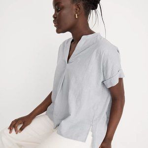 Madewell Embroidered Lakeline Popover Shirt
